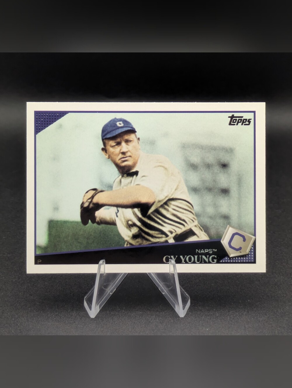 2009 Topps Series 1 Short Print Legend Image Variation Cy Young #60 SP
